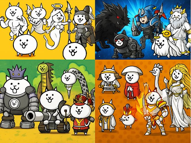 にゃんこ大戦争 キャラ